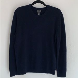 Lambswool Navy Sweater